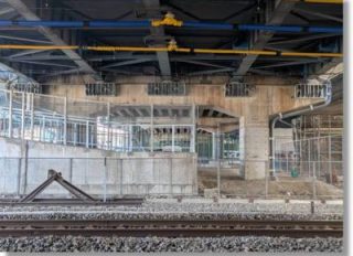 ＪＲ尼崎・塚口間久々知橋補修工事